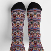 Boxer Hund Valentinstag  Socken (Oben)