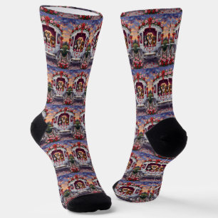 Boxer Hund Valentinstag Socken