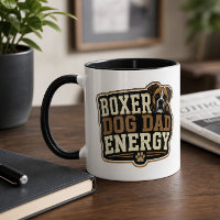 Boxer-Hund-Vater-Energie 