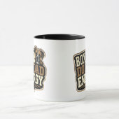 Boxer-Hund-Vater-Energie Tasse (Zentrum)
