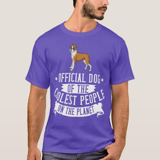 Boxer Hund Welpen Eigentümer Lover T-Shirt (Vorderseite)