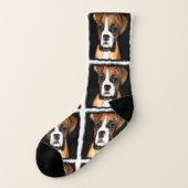 Boxer-Hündchensocken Socken (Links - Außen)