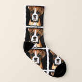 Boxer-Hündchensocken Socken (Links - Innen)