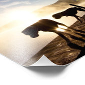 Boxer Hunde auf dem Foggy Dock Fotodruck (Ecke)