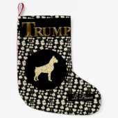 BOXER-HUNDE-BLING KLEINER WEIHNACHTSSTRUMPF (Vorderseite)