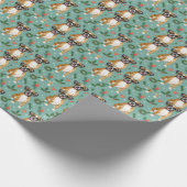 Boxer-Hunde-Geschenkverpackung Geschenkpapier (Ecke)