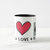 Boxer Hunde Tasse (Zentrum)