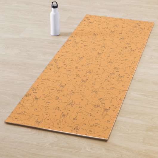 Boxer-Hunde-Yoga-Pose Yogamatte (Beispiel)