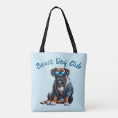 Boxer-Hundeclub Tasche (Rückseite)