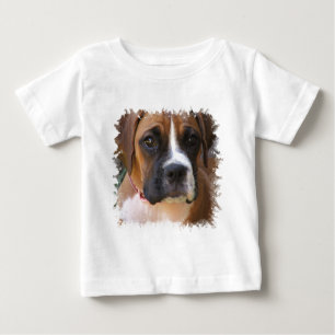 Boxer-Hundeentwurfs-Baby-T - Shirt