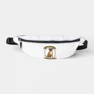 Boxer-Hundefan-Shirt Vintage-Gravur Lustiges Haust Bauchtasche