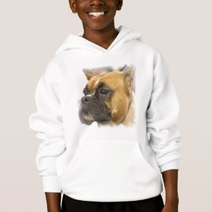 Boxer-Hundegesichts-Sweatshirt Hoodie