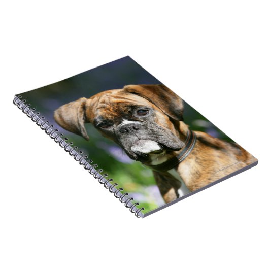 Boxer-HundeHeadshot Notizblock (Rechte Seite)