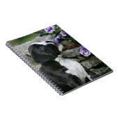 Boxer-Hundekeuchen Notizblock (Rechte Seite)