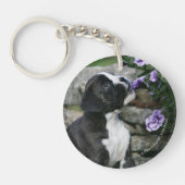 Boxer-Hundekeuchen Schlüsselanhänger (Vorderseite)