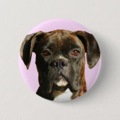 Boxer-Hundeknopf Button (Vorderseite)