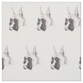 Boxer-Hundekunst-Gewebe Stoff (Muster)