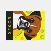Boxer-Hundeliebhaber-Geschenke Fleecedecke (Vorderseite (Horizontal))
