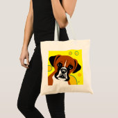 Boxer-Hundeliebhaber-Geschenke Tragetasche (Vorderseite (Produkt))