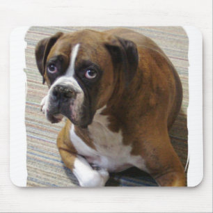 Boxer-Hundemausunterlage Mousepad