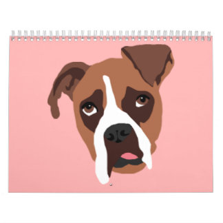 Boxer-Hundemedium-Kalender Kalender