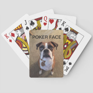 Boxer-HundePoker-Gesichtskarten Spielkarten