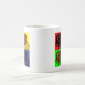 Boxer-HundePop-Kunst-Art Kaffeetasse (Mittel)