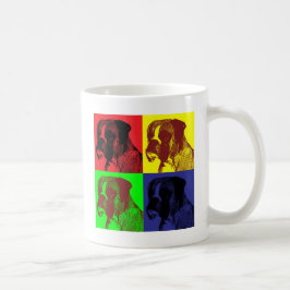 Boxer-HundePop-Kunst-Art Kaffeetasse