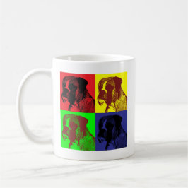 Boxer-HundePop-Kunst-Art Kaffeetasse