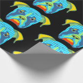 Boxer-HundePop-Kunst-Verpackungs-Papier Geschenkpapier (Ecke)