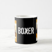 Boxer-Hundeporträt-Tasse Kaffeetasse (Mittel)