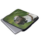 Boxer-Hundeprofil Laptopschutzhülle (Vorne Knopf)