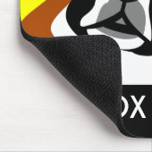 Boxer Hunderasse Mousepad (Ecke)