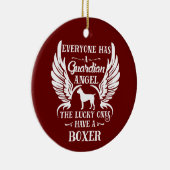 Boxer-Hundeschützer Keramik Ornament (Rechts)