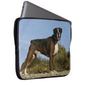 Boxer-Hundeshow-Position Laptopschutzhülle (Vorne Rechts)