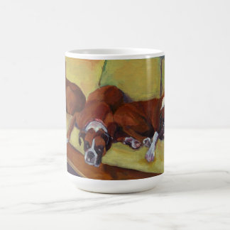 Boxer-Hundesiesta-Gewohnheits-Tasse Kaffeetasse