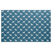 Boxer-HundeSilhouette-Muster Stoff (Fat Quarter (45,7 x 55,9 cm))
