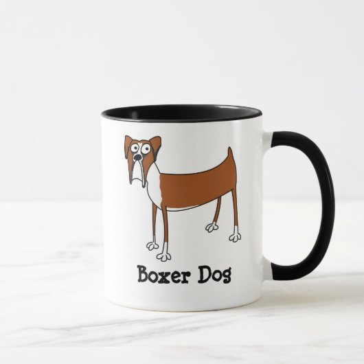 Boxer-HundeTasse Tasse (Rechts)
