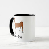 Boxer-HundeTasse Tasse (Vorderseite Links)