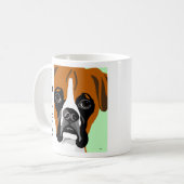Boxer-HundeTassen Kaffeetasse (Vorderseite Links)
