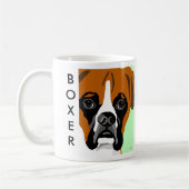 Boxer-HundeTassen Kaffeetasse (Links)