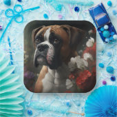 Boxer Hundeteller Pappteller (Party)