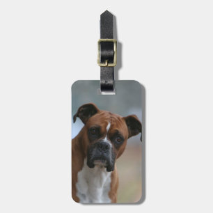 Boxer-Hundetüraufkleber/Gepäckanhänger Gepäckanhänger
