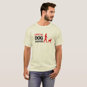 Boxer-Hundewanderer-T - Shirt (Vorne ganz)