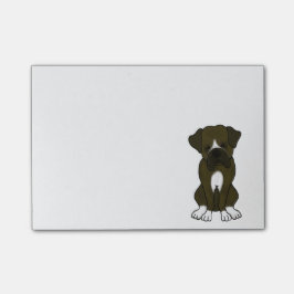 Boxer-Hundewelpe Post-it Klebezettel