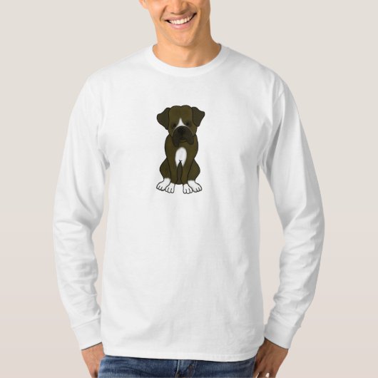 Boxer-Hundewelpe T-Shirt (Vorderseite)
