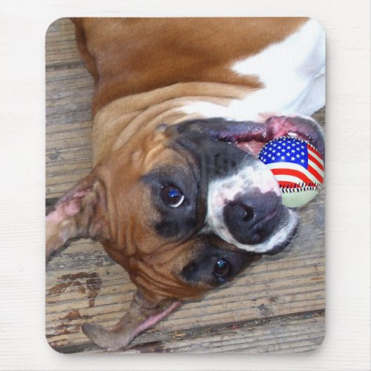 Boxer-Hundmousepad Mousepad (Vorne)