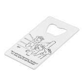 Boxer im Boxring. Funny Geldbeutel Flaschenöffner (Vorderseite Schrägansicht)