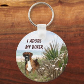Boxer im Schlüsselanhänger Beachgras (Vorderseite)