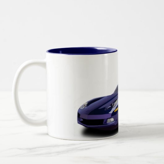 Boxer in der blauen sportscar Tasse (Links)